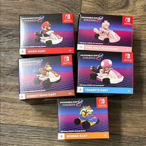 NIB McDonald’s Mario Kart deluxe toys